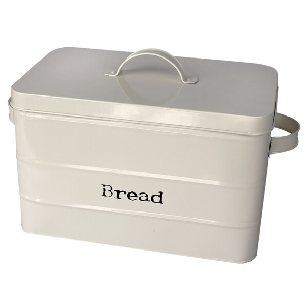 Tin Bread Box Ivory